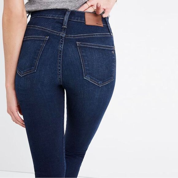 Madewell | 10" High Rise Skinny Jeans In Hayes Wash Size 25 - Picture 14 of 14